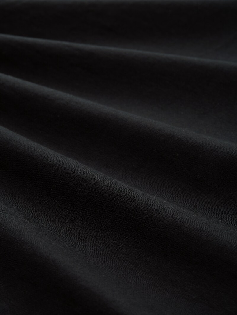 Tom Tailor Slim Fit Langarmshirt mit Stretch - Black