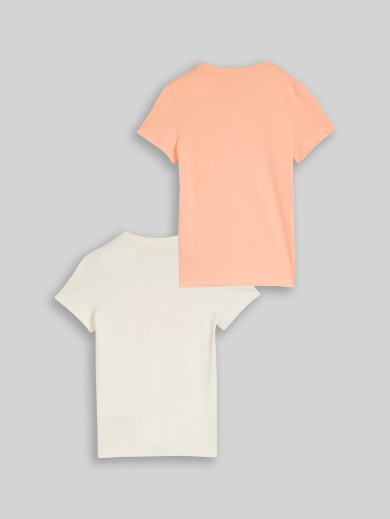 Tom Tailor T-Shirt im 2er-Pack - Wool White Tom Tailor T-Shirt im 2er-Pack - Wool White