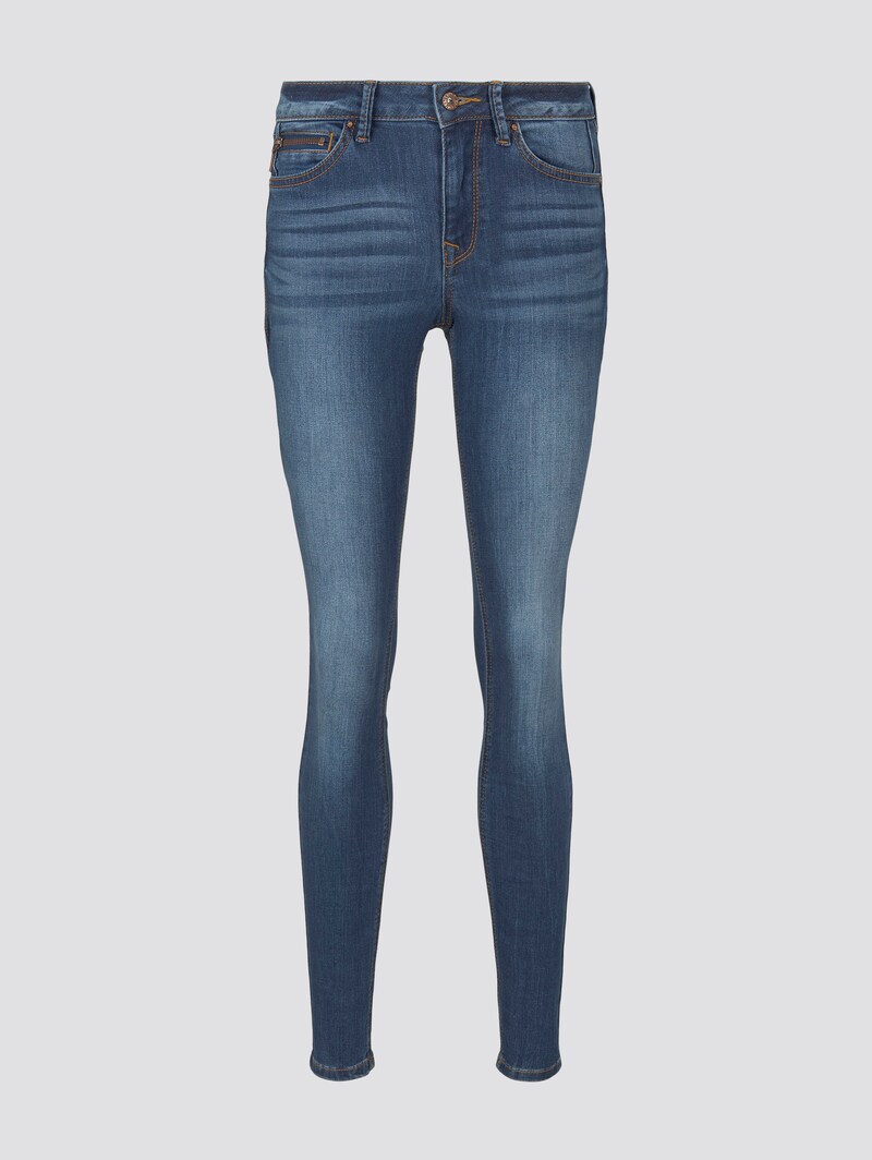 Tom Tailor TTJONA EXTRA SKINNY Jeans - Clean Mid Stone Blue Denim