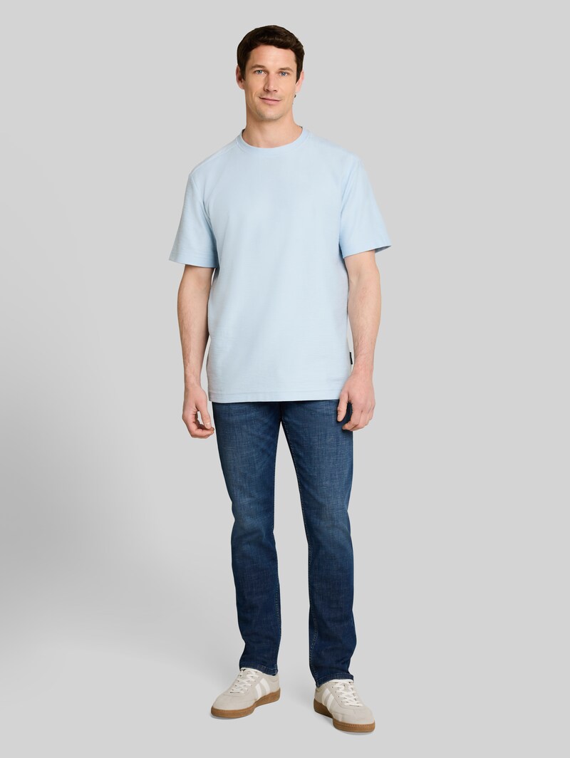 Tom Tailor TTJOSH REGULAR SLIM Jeans - Used Dark Stone Blue Denim