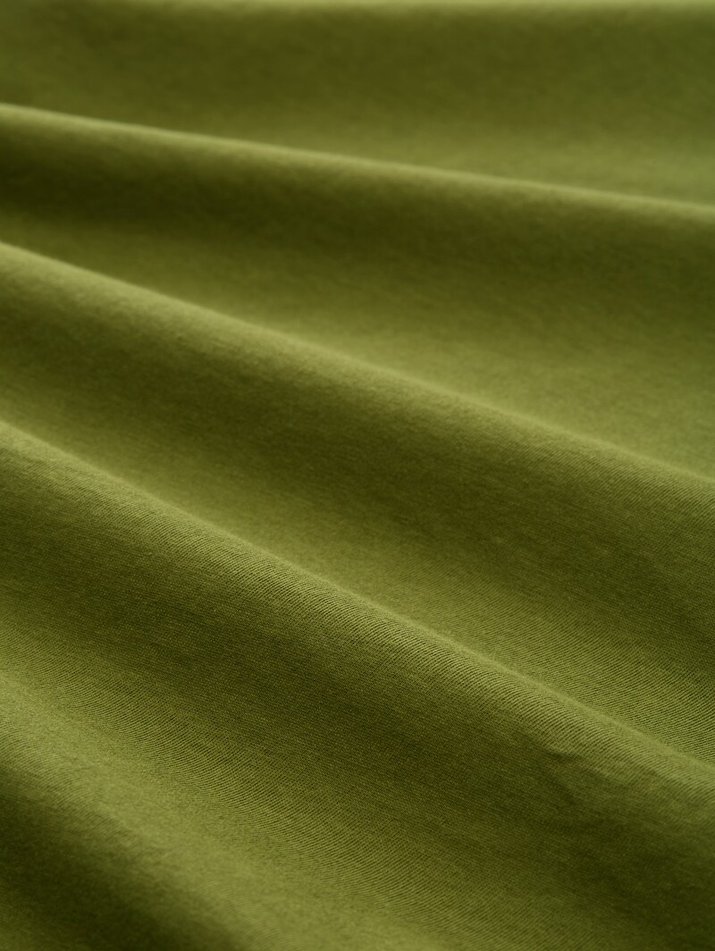 Tom Tailor T-Shirt mit Logo-Print - Deep Ivy Green