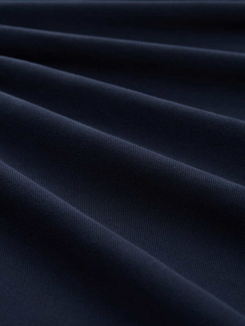 Tom Tailor Piqué Poloshirt mit print - Sky Captain Blue