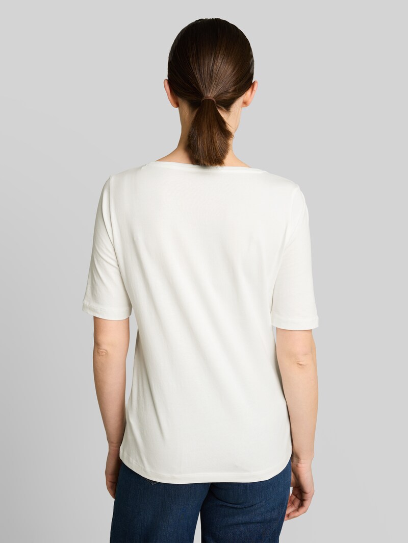 Tom Tailor T-Shirt mit Print - Whisper White
