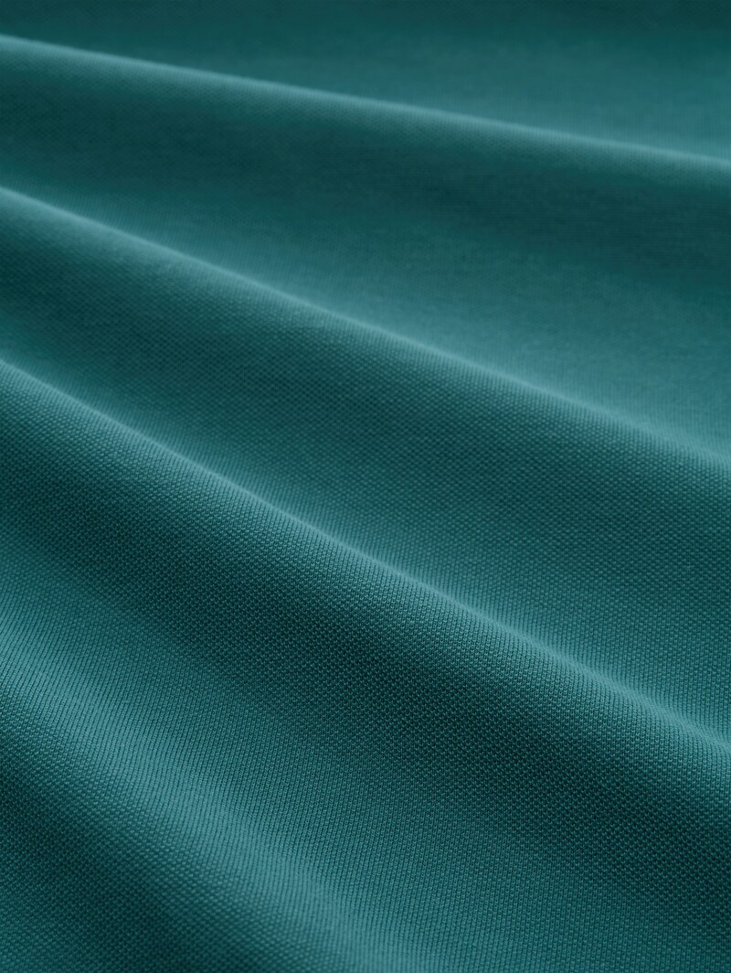Tom Tailor Langarm Piqué Poloshirt - Jasper Green