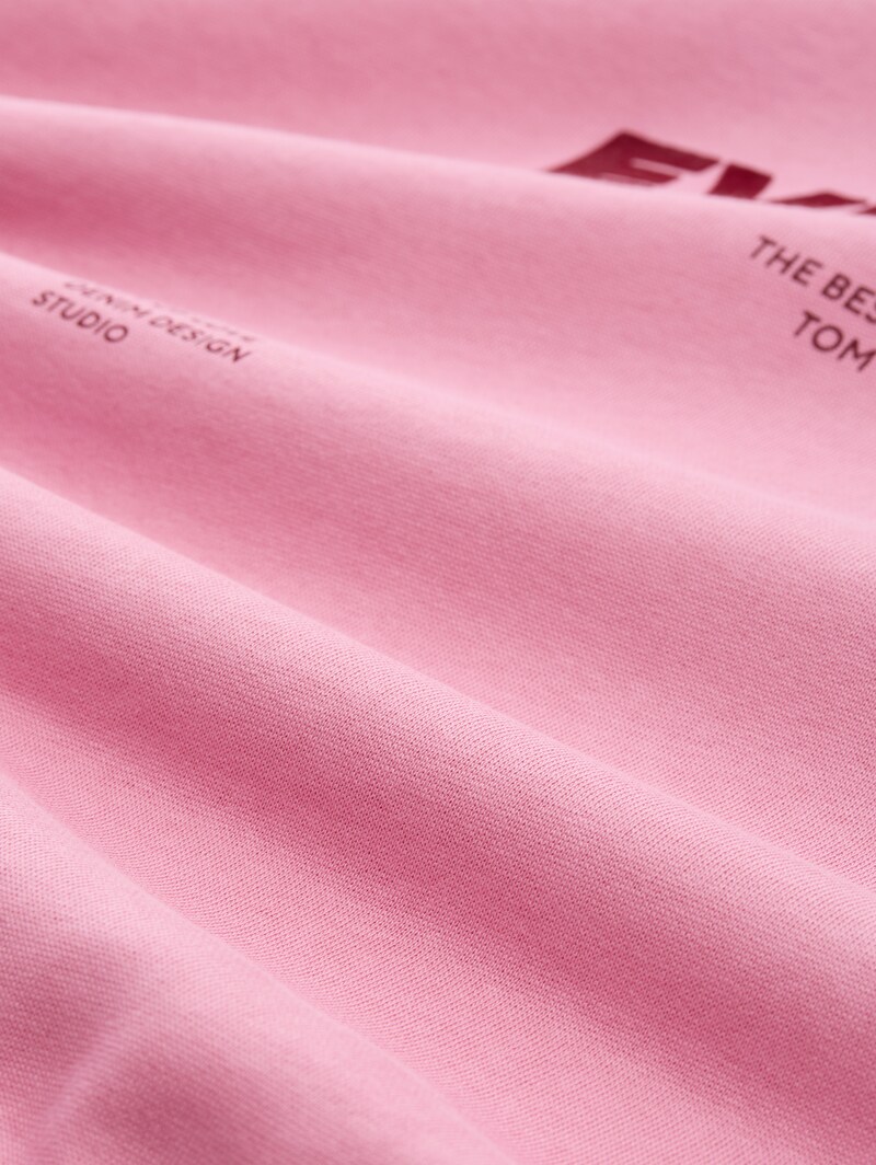 Tom Tailor Loose Fit Sweatshirt - Soft Blush Rose