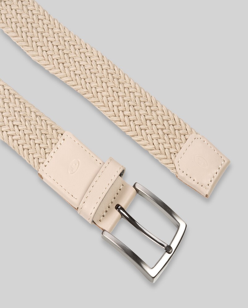 Tom Tailor TTJAMIE Elastischer Flechtgürtel mit eckiger Dornschließe - Nude Uni Tom Tailor TTJAMIE Elastischer Flechtgürtel mit eckiger Dornschließe - Nude Uni