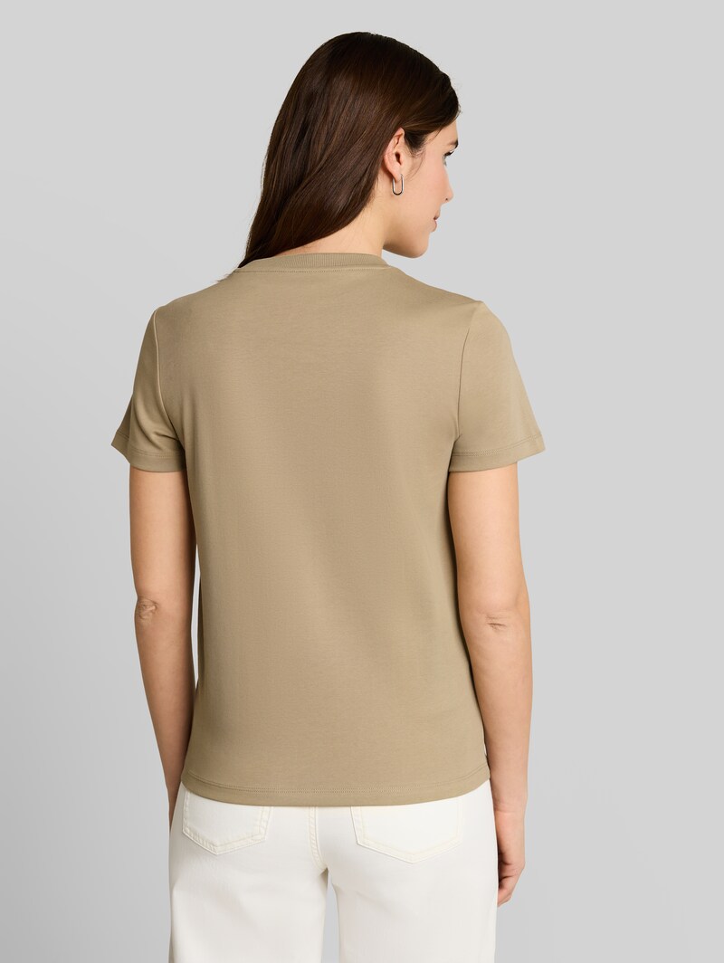 Tom Tailor Basic T-Shirt aus Baumwolle - Silver Olive