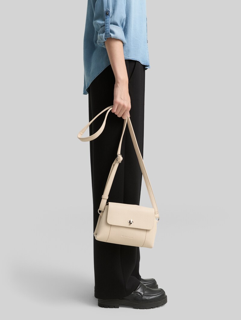 Tom Tailor TTELIF XS Umhängetasche mit Umschlag - Off White / Off White