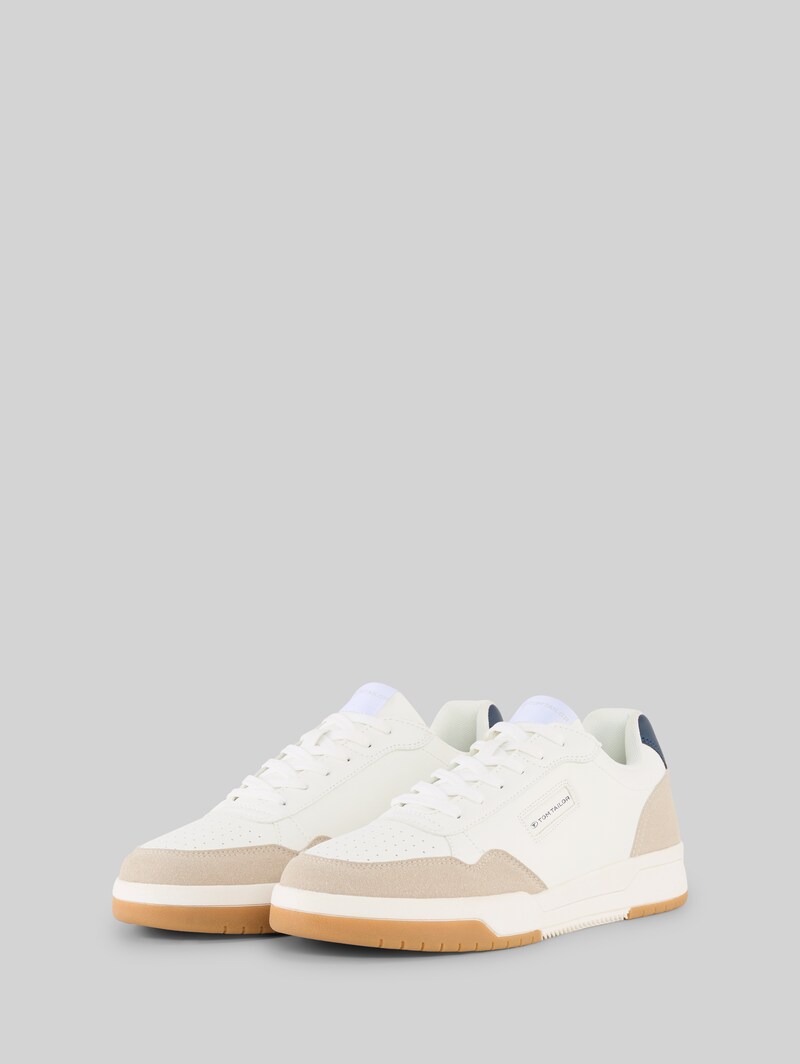 Tom Tailor Sneaker mit Colour-Blocking - White-navy Tom Tailor Sneaker mit Colour-Blocking - White-navy
