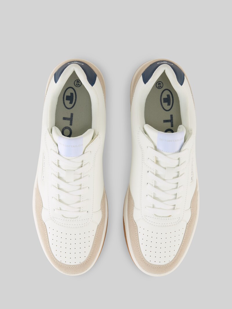 Tom Tailor Sneaker mit Colour-Blocking - White-navy