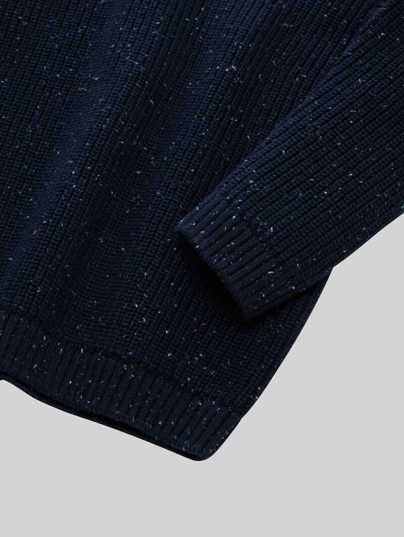 Tom Tailor Strickpullover aus Noppengarn - Sky Captain Blue