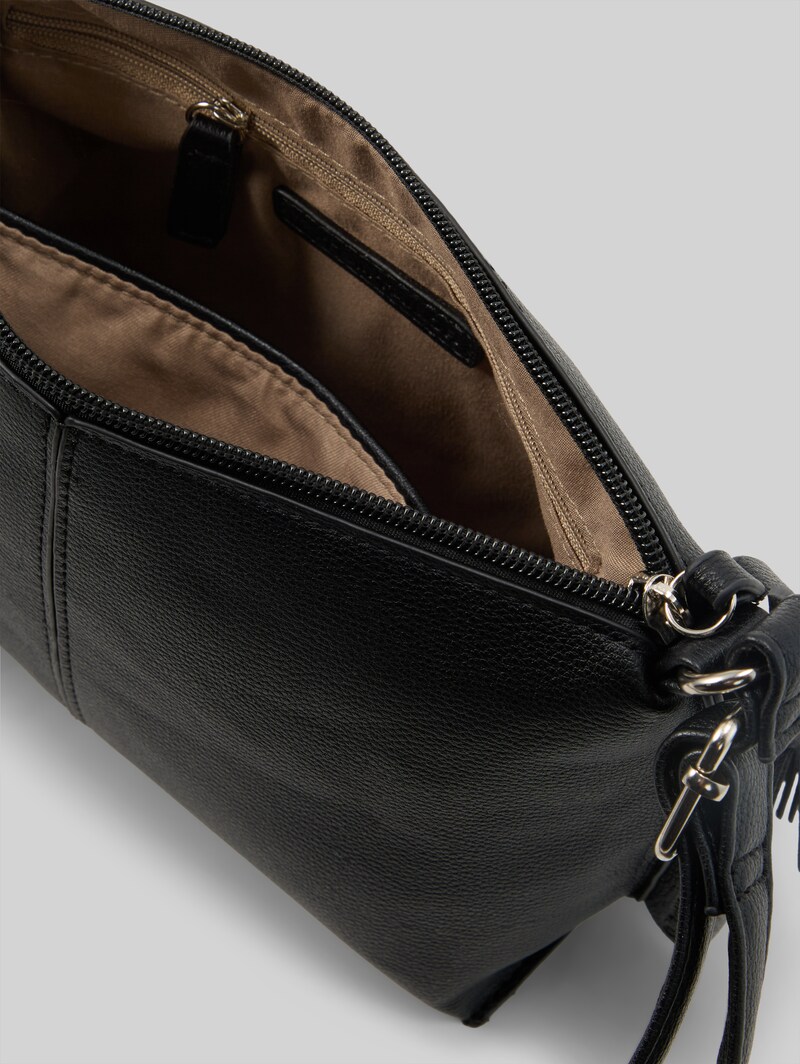 Tom Tailor TTAVRIL S Umhängetasche mit Ziernaht - Schwarz / Black