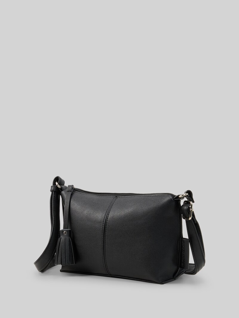 Tom Tailor TTAVRIL S Umhängetasche mit Ziernaht - Schwarz / Black