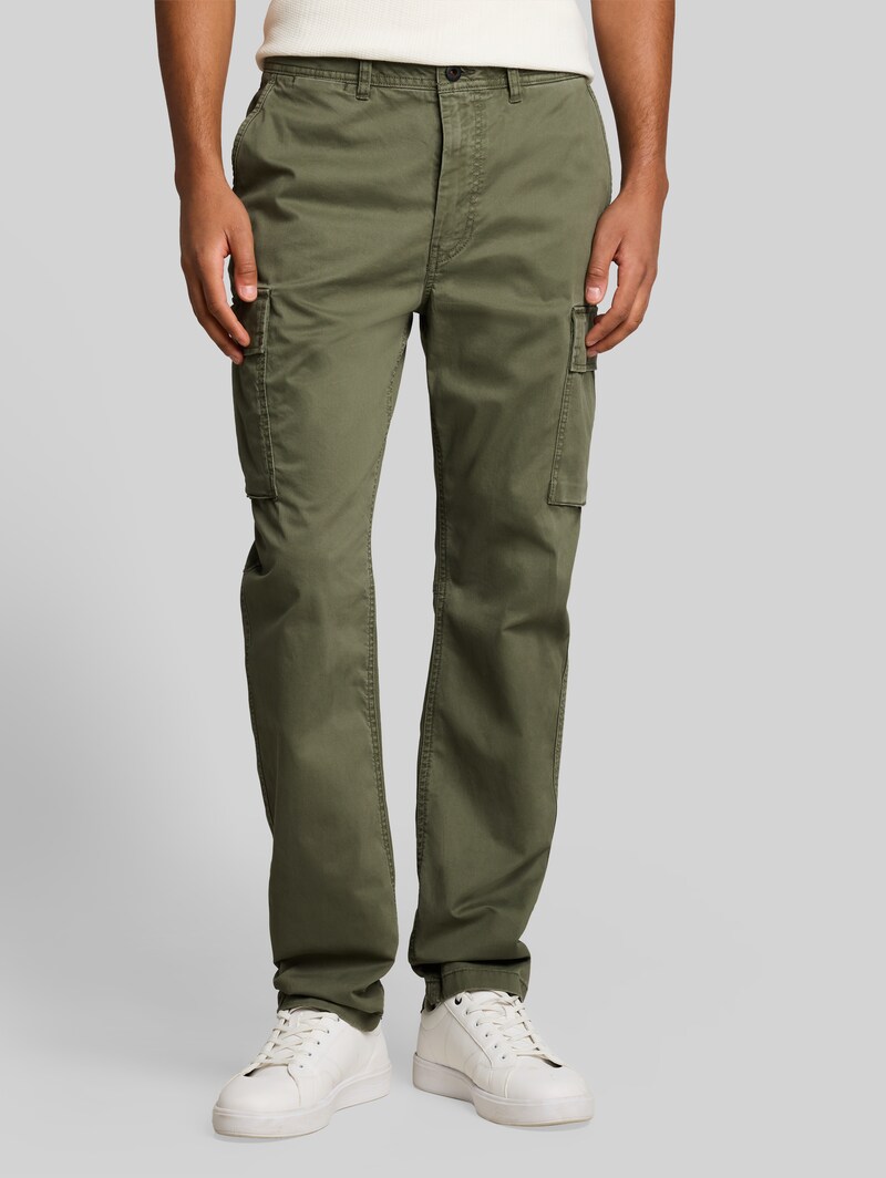 Tom Tailor TTREGULAR Cargo Hose - Urban Olive Green