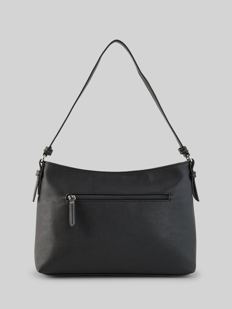Tom Tailor TTAPOLLINE M Beuteltasche mit Reißverschluss-Details - Schwarz / Black