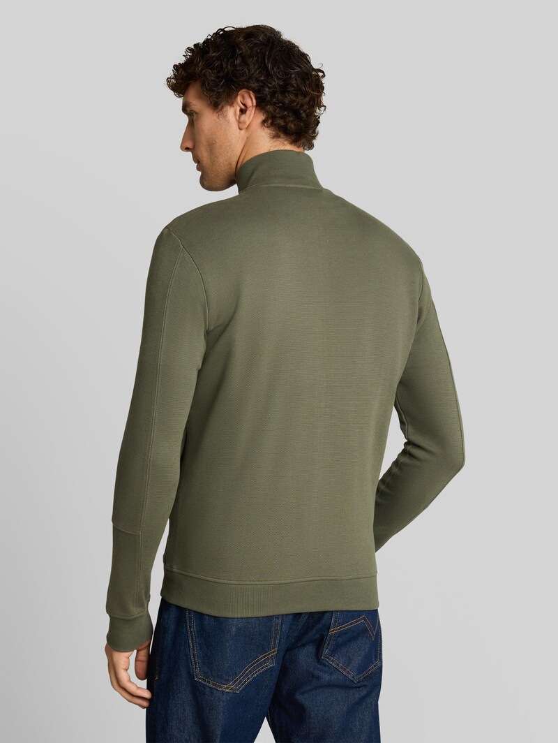 Tom Tailor Sweatjacke aus Baumwolle - Urban Olive Green