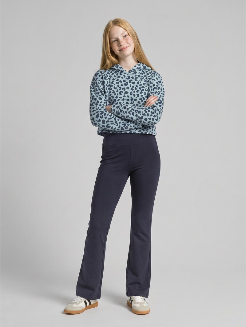 Tom Tailor Flared Leggings - Parisien Night Blue