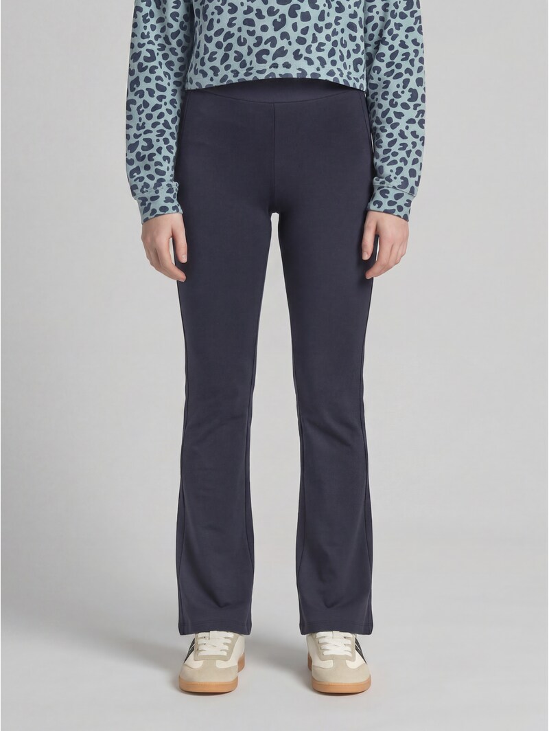 Tom Tailor Flared Leggings - Parisien Night Blue