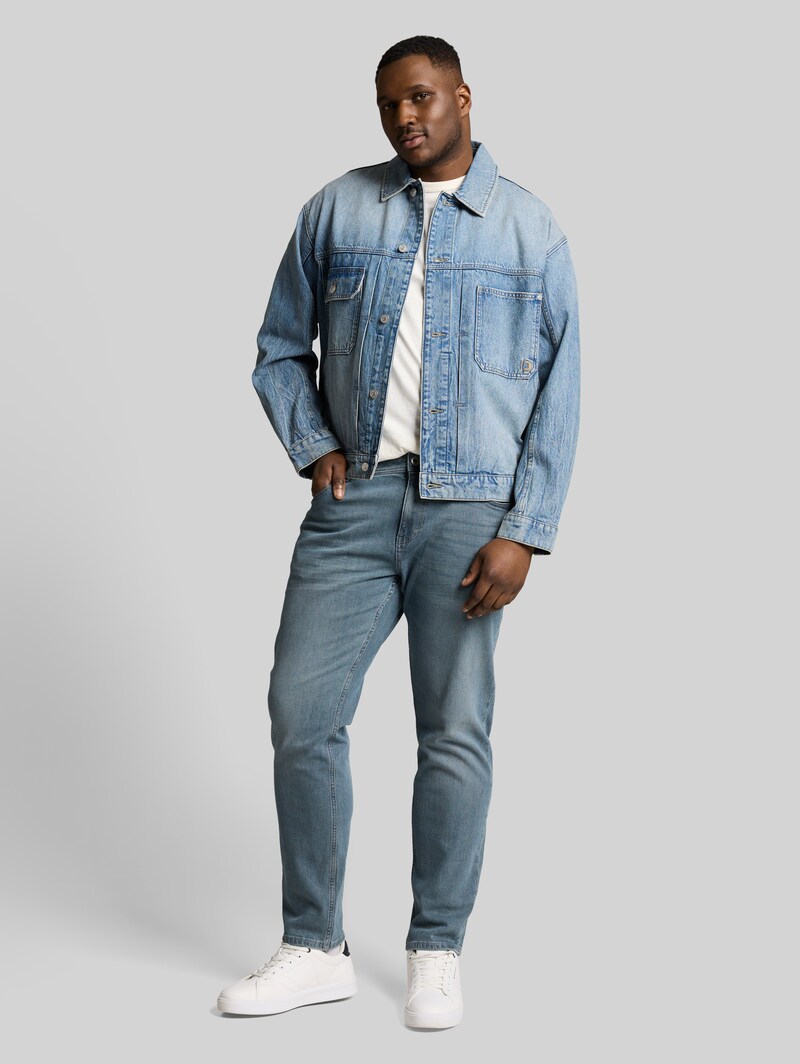 Tom Tailor Plus Size - TTPLUS REGULAR Jeans - Light Stone Blue Grey Denim