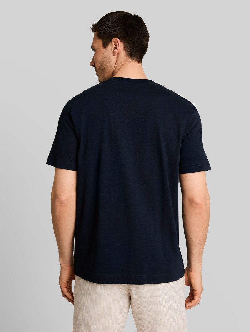 Tom Tailor T-Shirt mit Logo-Print - Sky Captain Blue