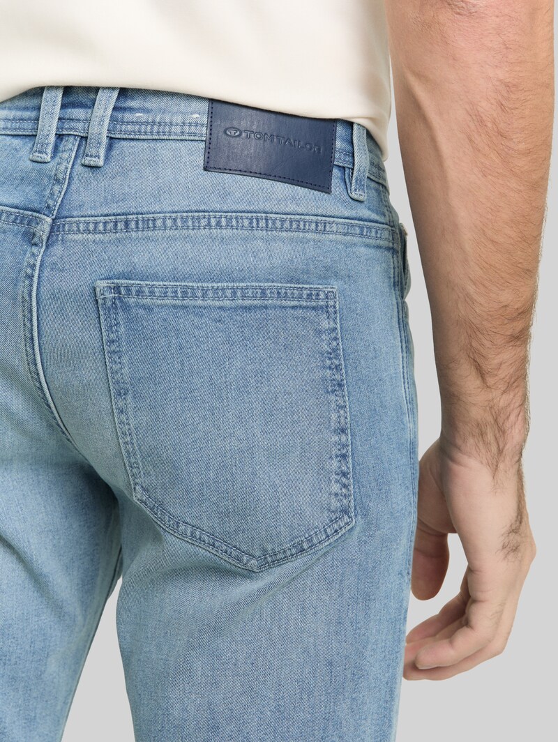 Tom Tailor TTJOSH REGULAR SLIM Jeans - Used Light Stone Blue Denim