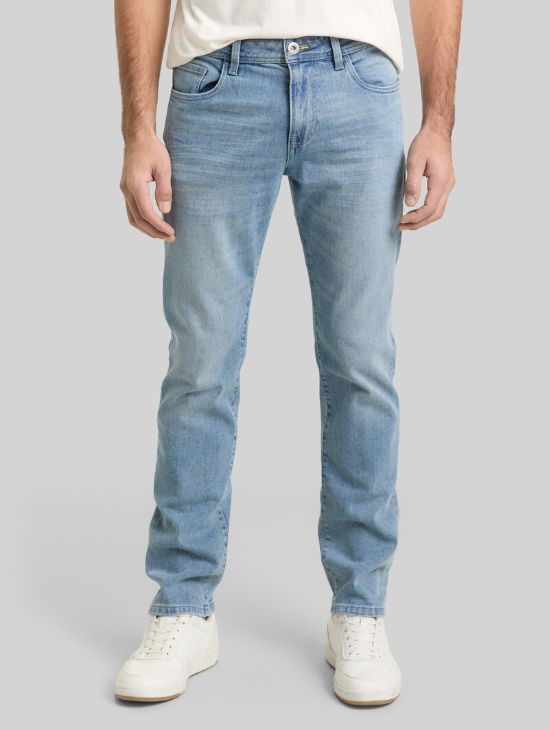 Tom Tailor TTJOSH REGULAR SLIM Jeans - Used Light Stone Blue Denim