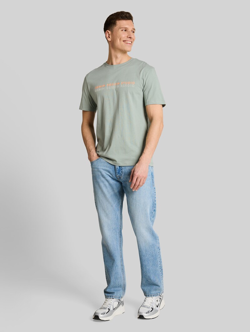 Tom Tailor T-Shirt mit Print - Green Mist