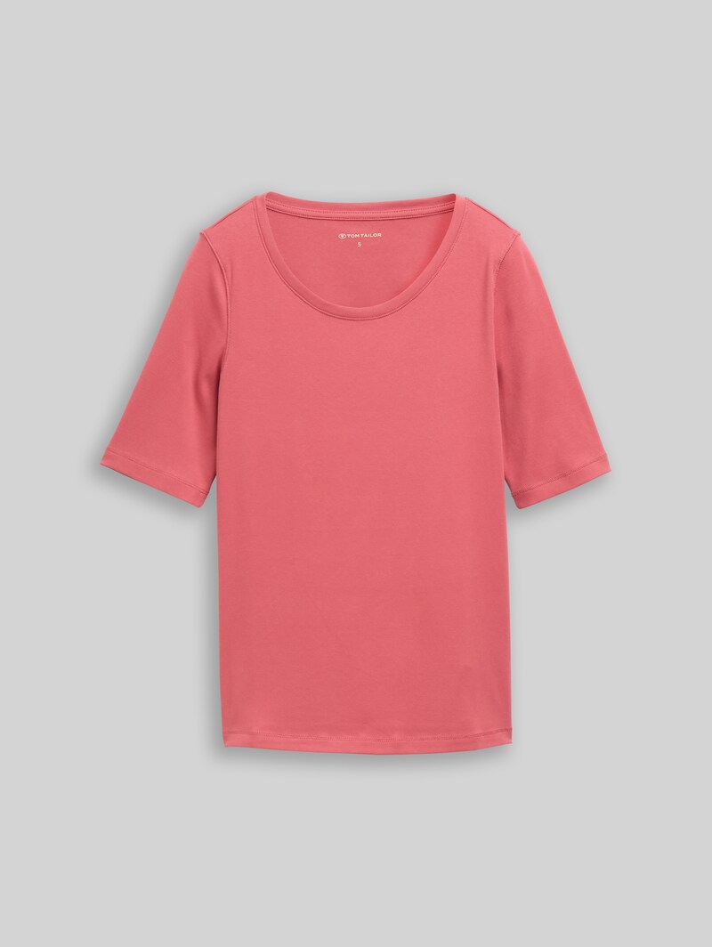 Tom Tailor Basic T-Shirt - Cozy Pink