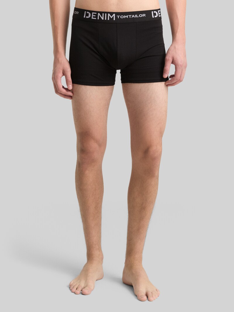 Tom Tailor Boxershorts im 3er-Pack - Black