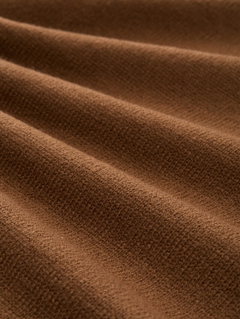 Tom Tailor Strickpullover mit Rundhalsausschnitt - Golden Clay