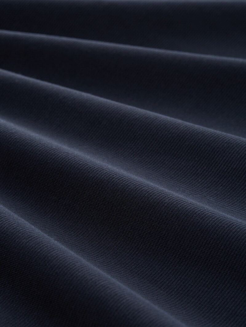 Tom Tailor Knielanges Kleid mit Struktur - Sky Captain Blue