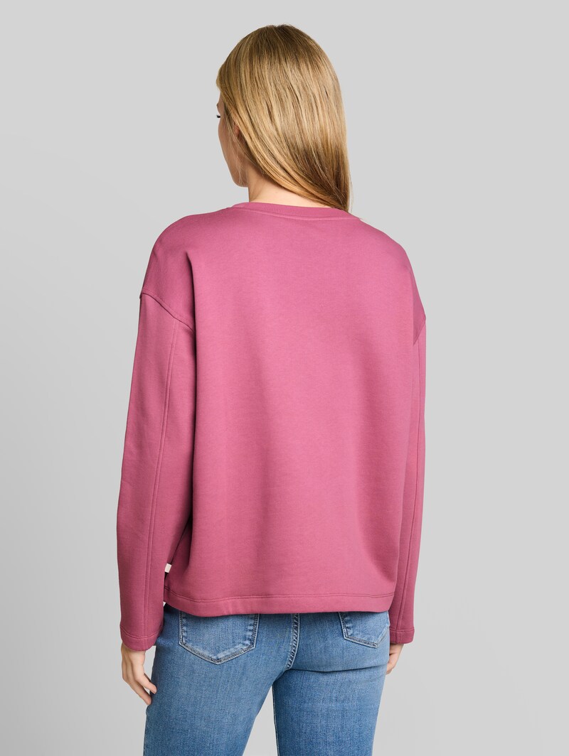 Tom Tailor Basic Sweatshirt aus Baumwolle - Dusty Berry