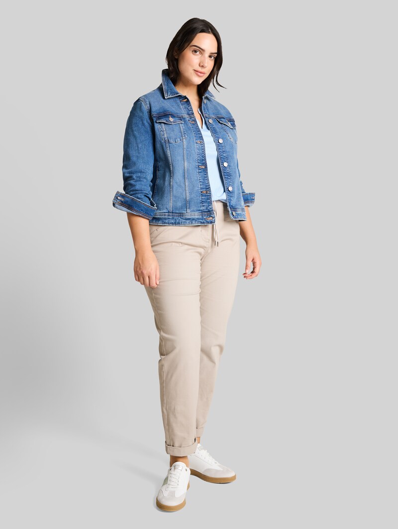 Tom Tailor Plus Size - Jeansjacke mit Bio-Baumwolle - Blue Denim