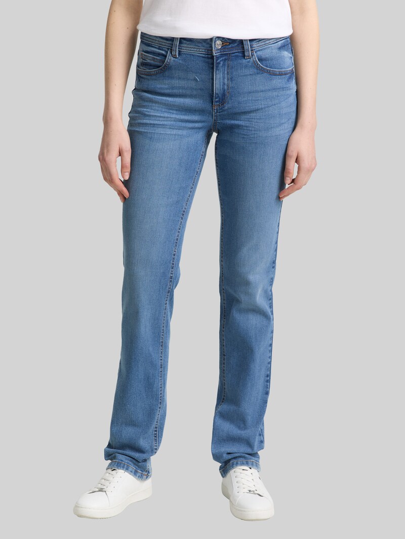 Tom Tailor TTALEXA STRAIGHT Jeans - Light Stone Bright Blue Denim