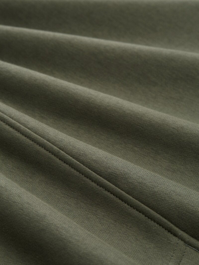 Tom Tailor Basic Hoodie Sweatshirt - Urban Olive Green