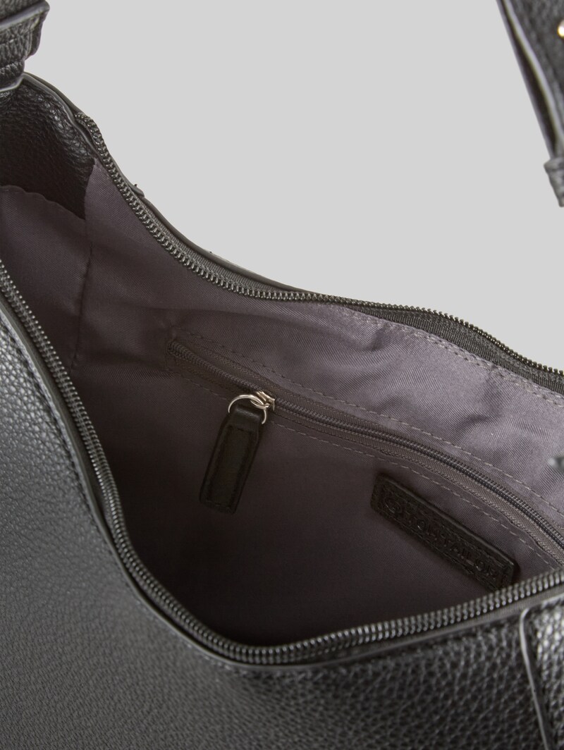 Tom Tailor TTDAHLIA M Beuteltasche mit Ziernähten - Schwarz / Black