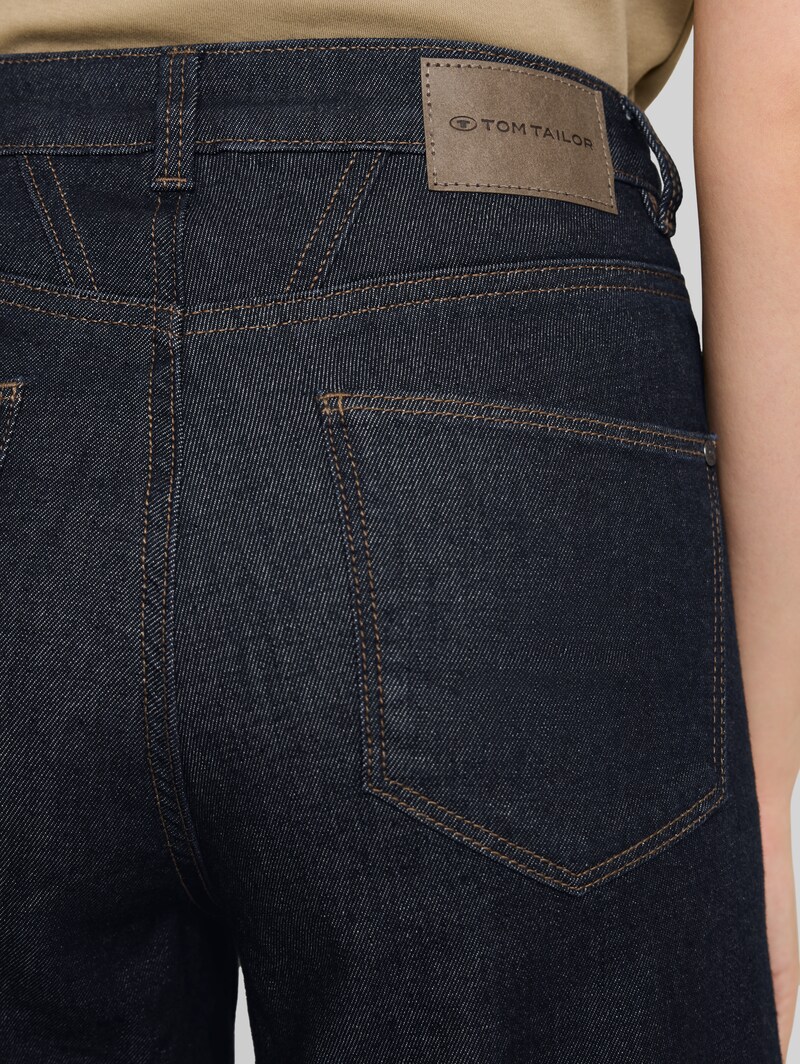 Tom Tailor TTMADINA WIDE Jeans - Rinsed Blue Denim