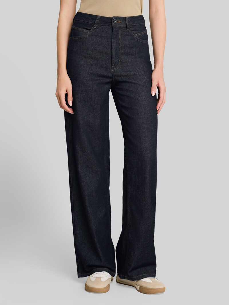 Tom Tailor TTMADINA WIDE Jeans - Rinsed Blue Denim