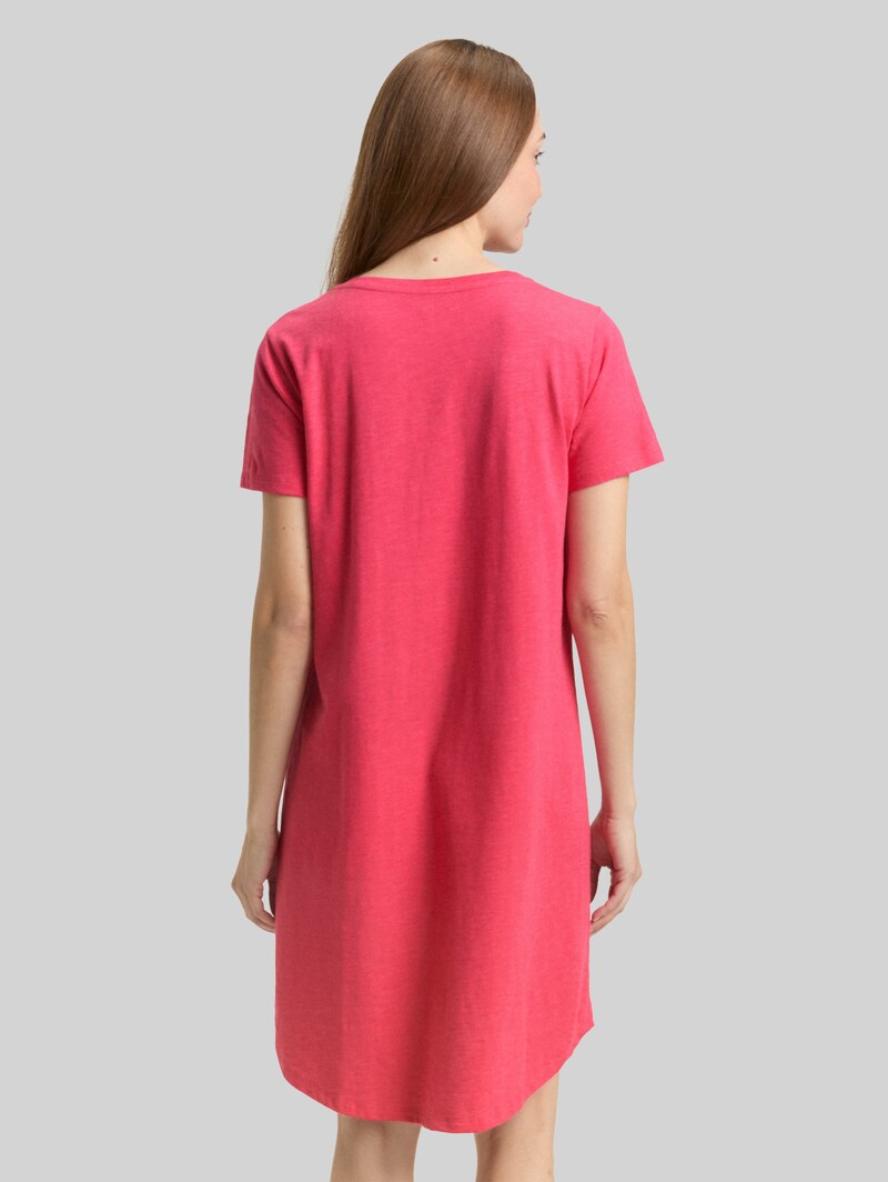 Tom Tailor Nachthemd aus Baumwoll-Mix - Red-medium-solid