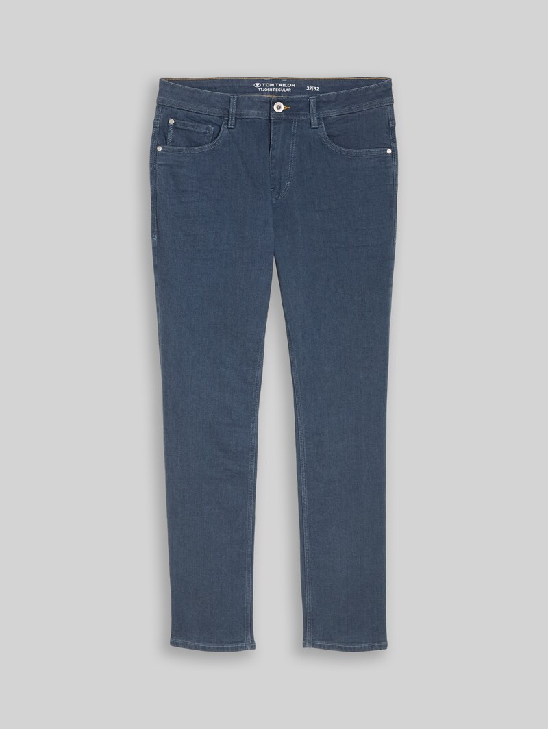 Tom Tailor TTJOSH REGULAR SLIM Jeans mit Stretch - Rinsed Blue Grey Denim