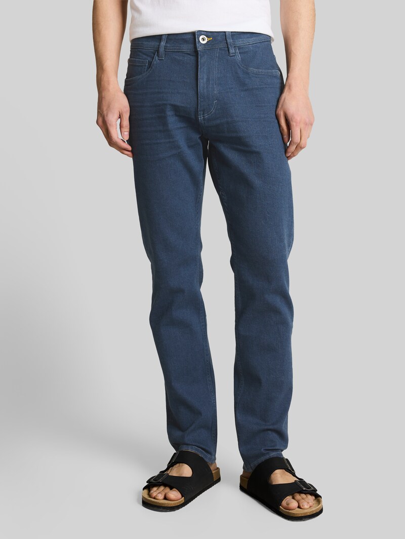 Tom Tailor TTJOSH REGULAR SLIM Jeans mit Stretch - Rinsed Blue Grey Denim
