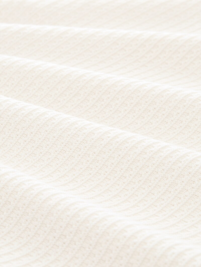 Tom Tailor Relaxed Fit Strickpullover - Off White
