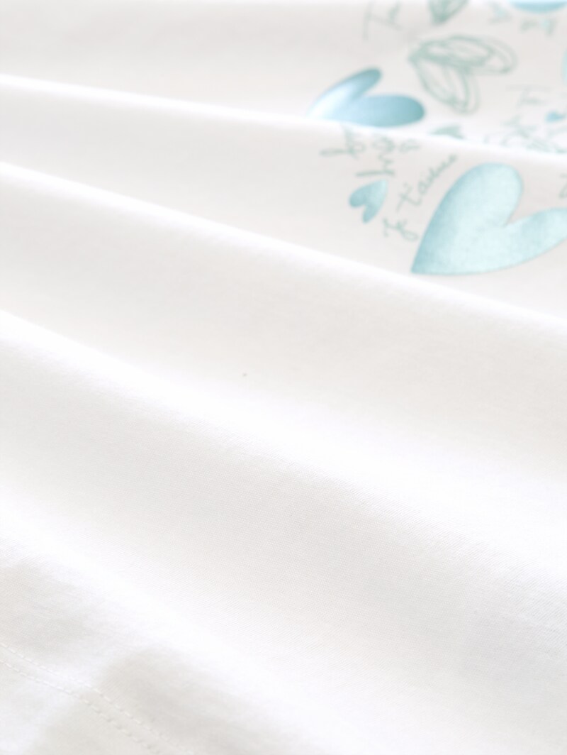 Tom Tailor T-Shirt mit Print - Dove White