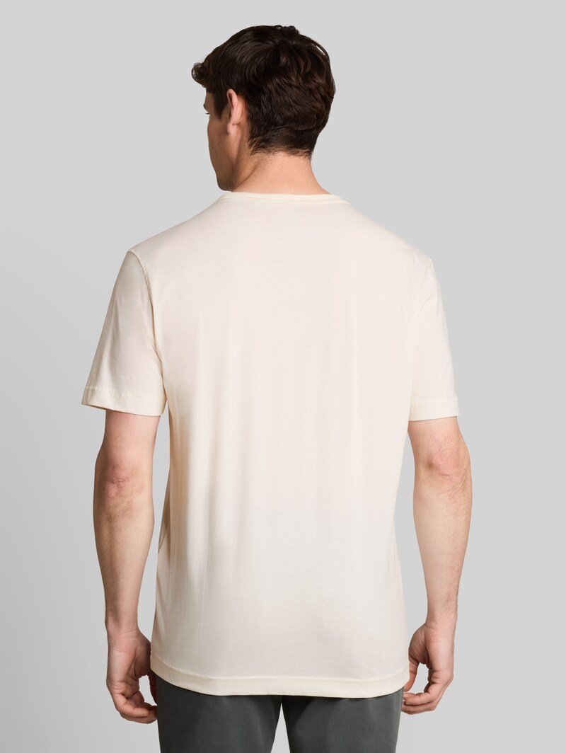 Tom Tailor T-Shirt mit Fotoprint - Gardenia White