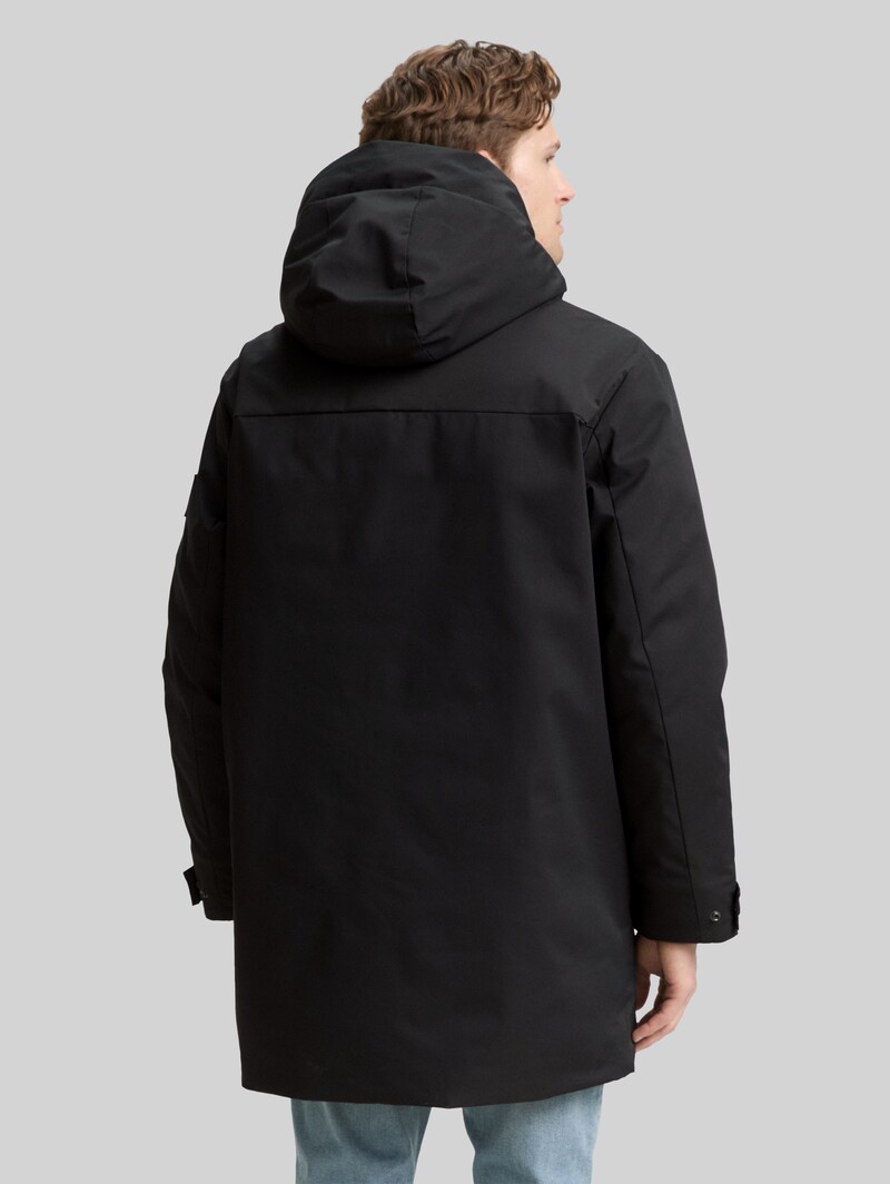 Tom Tailor TT.PRO.TECH Parka mit abnehmbarer Kapuze - Black