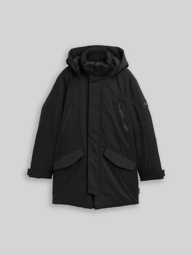 Tom Tailor TT.PRO.TECH Parka mit abnehmbarer Kapuze - Black
