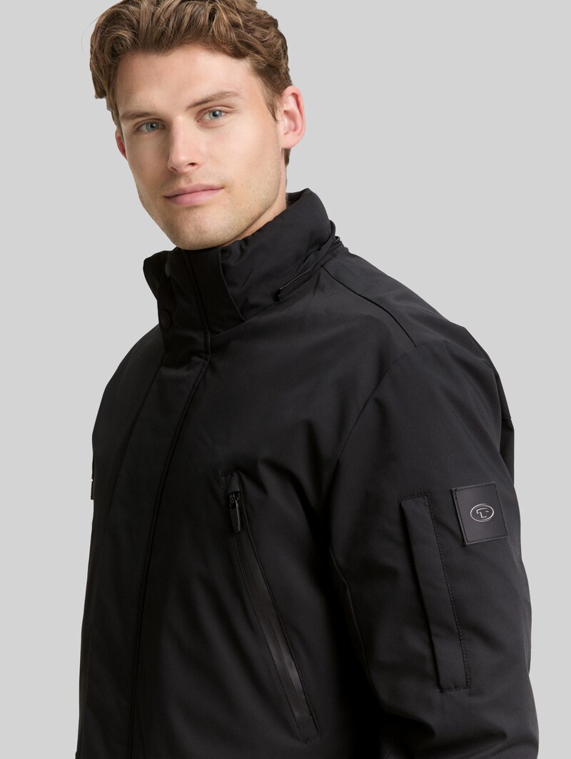 Tom Tailor TT.PRO.TECH Parka mit abnehmbarer Kapuze - Black