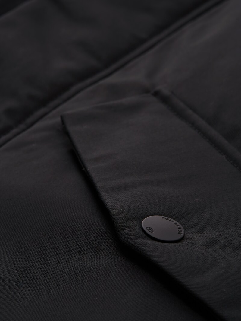 Tom Tailor TT.PRO.TECH Parka mit abnehmbarer Kapuze - Black