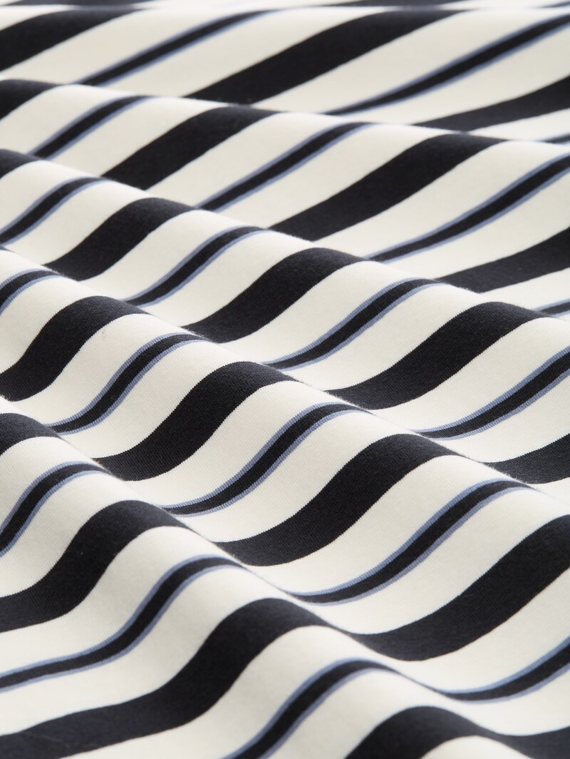 Tom Tailor Gestreiftes Nachthemd - Grey-dark-horizontal Stripe