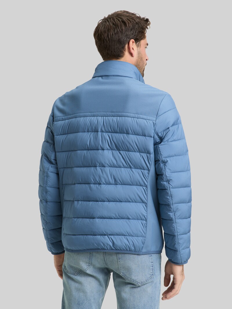 Tom Tailor Hybrid Steppweste mit Stehkragen - Marine Blue